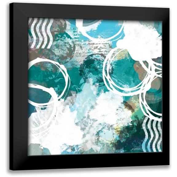 Meneely, Dan 15x15 Black Modern Framed Museum Art Print Titled - Color Script I
