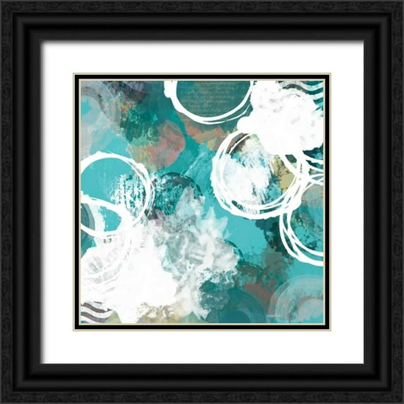 Meneely, Dan 15x15 Black Ornate Wood Framed with Double Matting Museum Art Print Titled - Color Script II