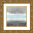 thumbnail image 1 of Meneely, Dan 15x15 Gold Ornate Wood Framed with Double Matting Museum Art Print Titled - Foggy Loon Lake II, 1 of 4
