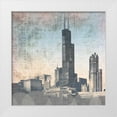 thumbnail image 1 of Meneely, Dan 15x15 White Modern Wood Framed Museum Art Print Titled - Chicago Skyline I, 1 of 4