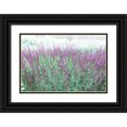 thumbnail image 1 of Meneely, Dan 18x13 Black Ornate Wood Framed with Double Matting Museum Art Print Titled - Lavender Garden, 1 of 4