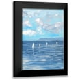thumbnail image 1 of Meneely, Dan 18x24 Black Modern Framed Museum Art Print Titled - Boats and Waves II, 1 of 5