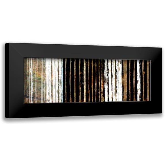 Meneely, Dan 18x9 Black Modern Framed Museum Art Print Titled - Vertical Horizon I