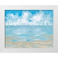 thumbnail image 1 of Meneely, Dan 32x26 White Modern Wood Framed Museum Art Print Titled - Boats On The Horizon, 1 of 4