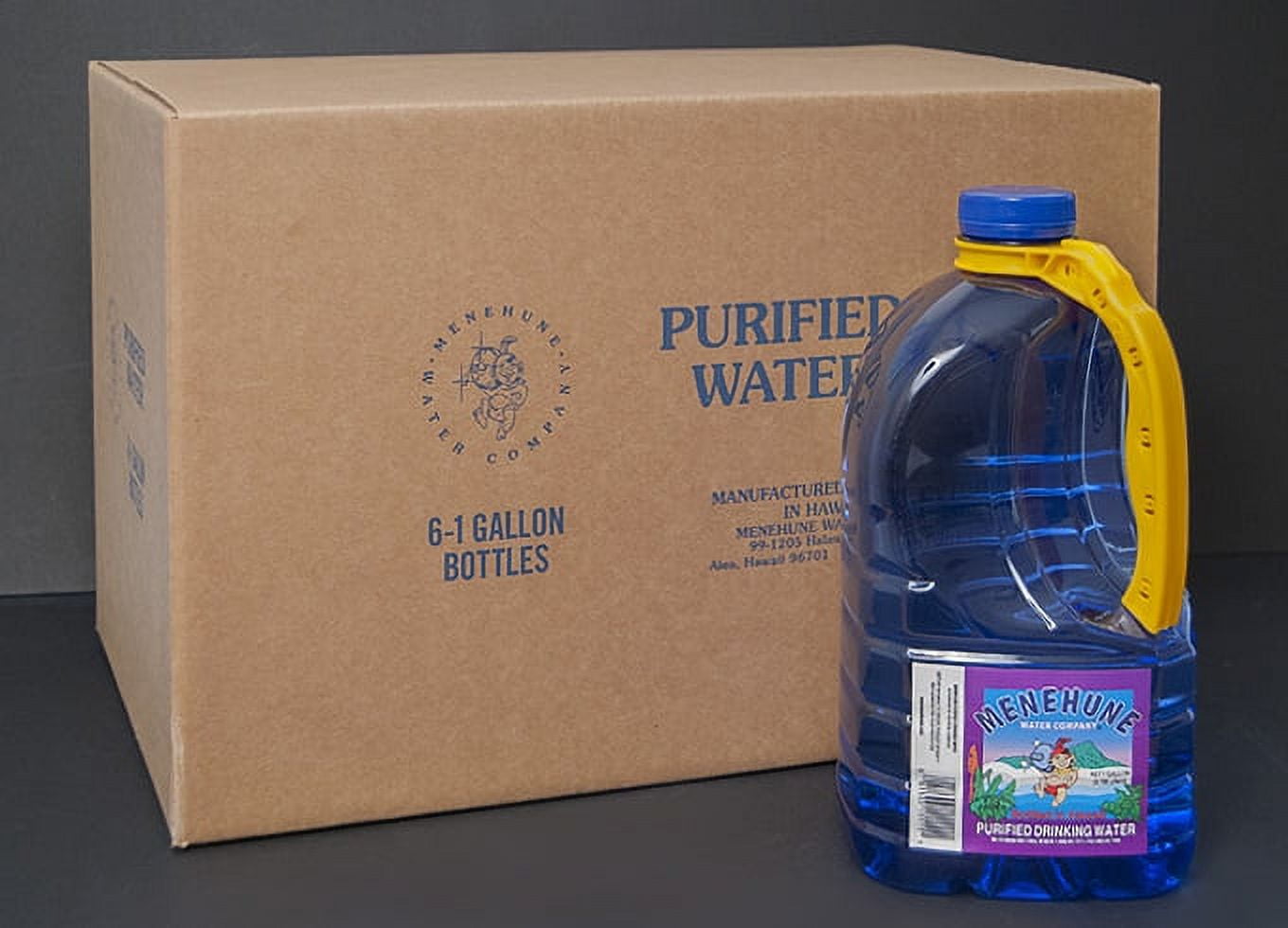Menehune Purified Bottled Water, 1 Gallon Bottle