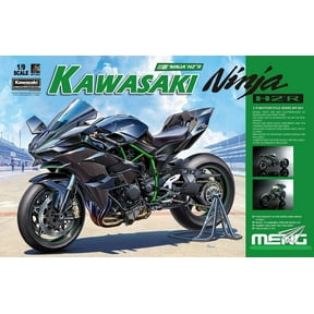 Meng Model 1/9 MT-001s Kawasaki Ninja "H2" R Pre-Colored Edition Model Kit
