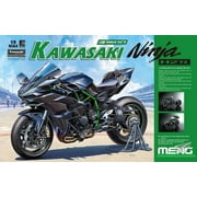 Meng Model 1/9 MT-001s Kawasaki Ninja H2 R Pre-Colored Edition Model Kit