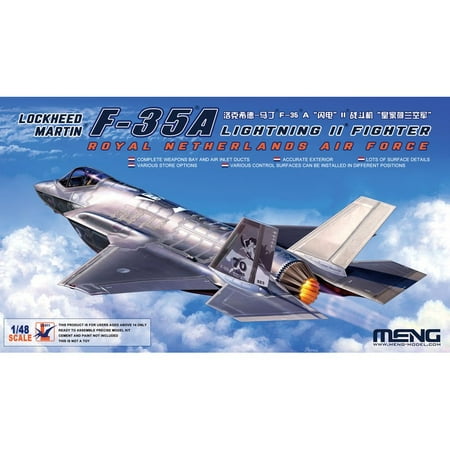 Meng Model LS-011 1/48 F-35A Lightning II Fighter Royal Netherlands Air Force - Scale Model Kit
