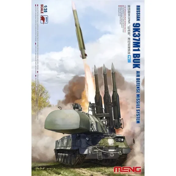 Meng Model SS-014 1/35 Russian 9K37M1 BUK Air Defense Missile System - Scale Model Kit