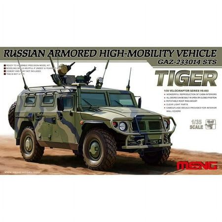 Meng Model VS-003 1/35 Russian Armored High-Mobility Vehicle STS "Tiger" - Scale Model Kit