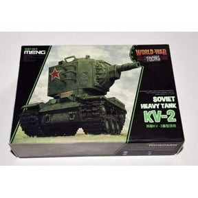 Meng Model WWT-004 Soviet KV-2 Heavy Tank (Q Edition) World War Toons Soviet