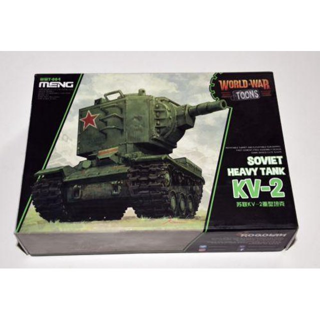 Meng Model WWT004 Soviet KV2 Heavy Tank (Q Edition) World War Toons