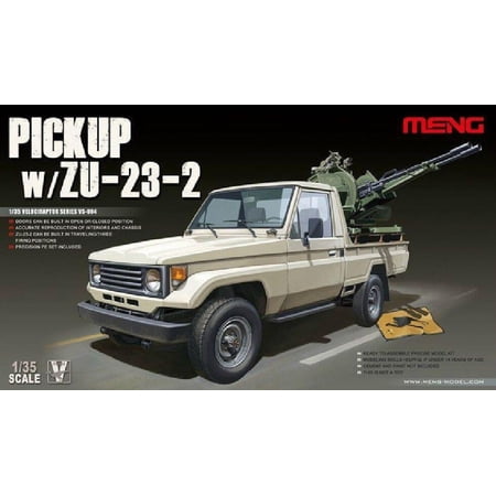 Meng VS-004 Model 1/35 Pickup w/ZU-23-2 Truck Brand New for War AAA