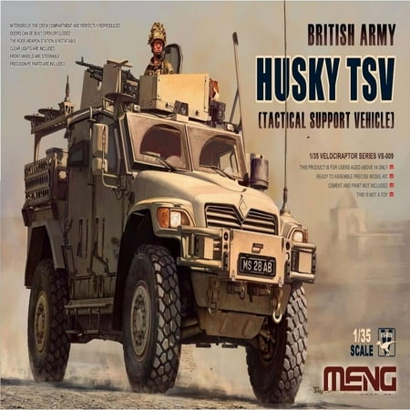 Meng VS-009 1/35 Scale British Army Husky TSV (Tactical Support Vehicle) Model Kit