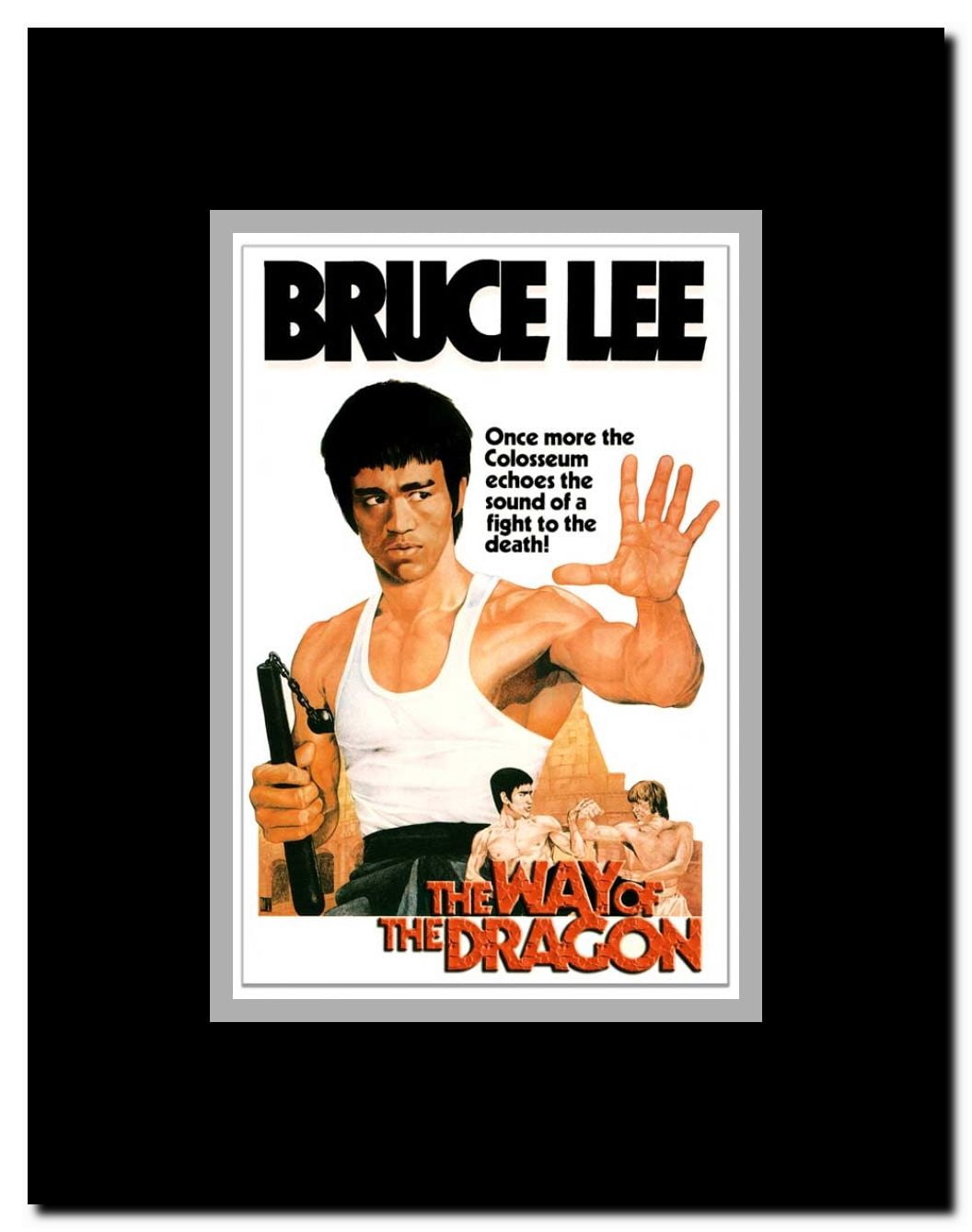 Meng long guo jiang Framed Movie Poster