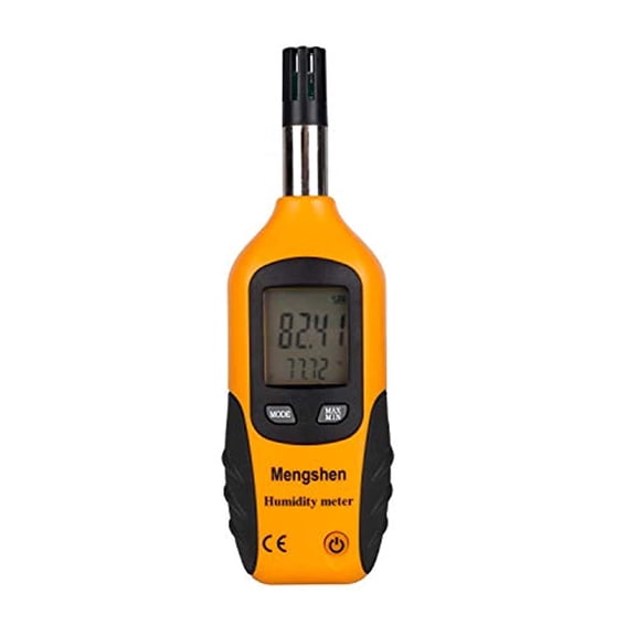 Mengshen Digital Temperature and Humidity Meter with Dew Point and Wet Bulb Temperature Battery Included M86
