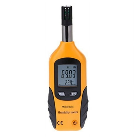 Mengshen Digital Temperature and Humidity Meter with Dew Point and Wet Bulb Temperature Battery Included M86