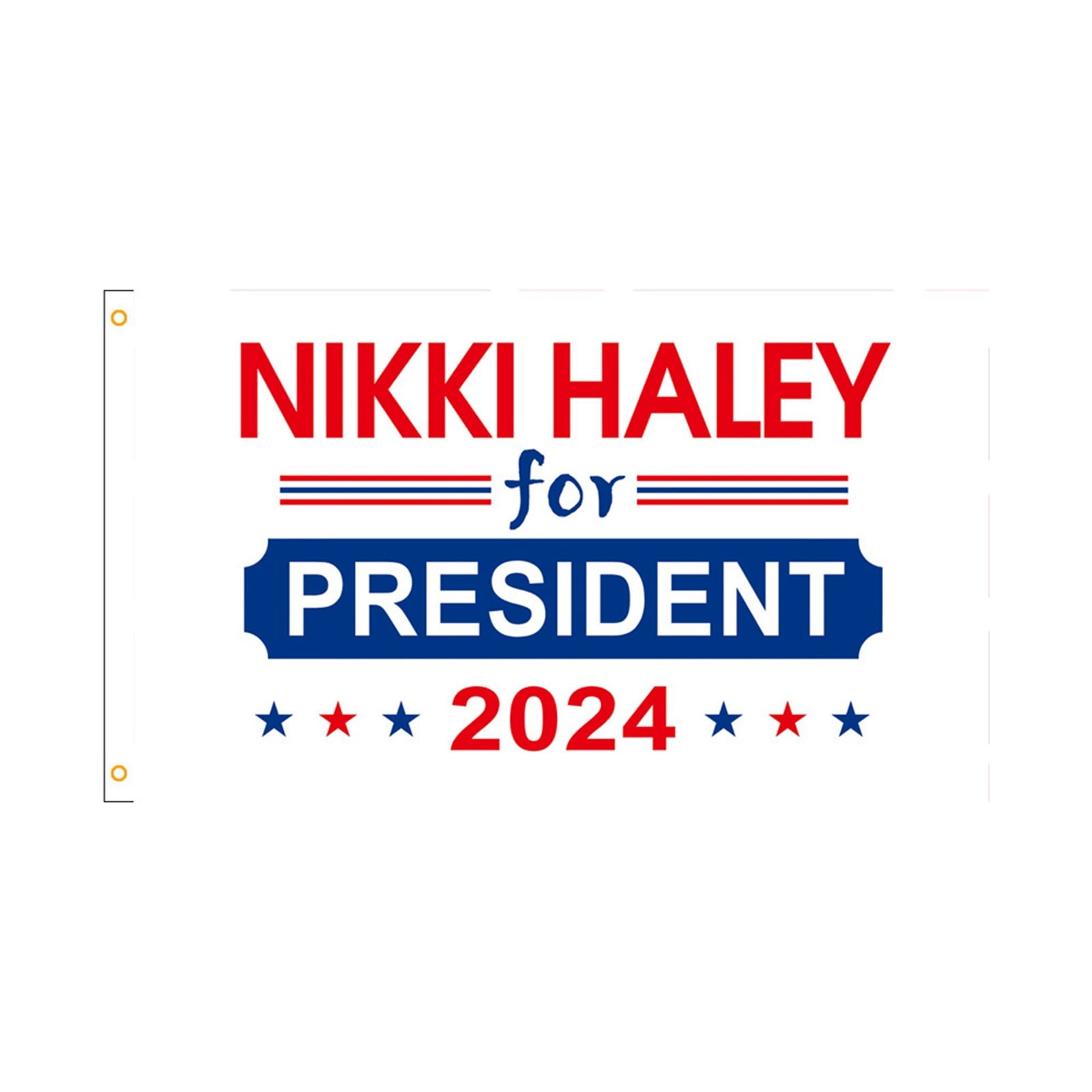 Mengzhiii 2024 Flag For USA President 2024 Campaign For Garden College