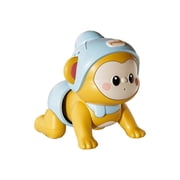 Menhey USB Rechargeable Electric Crawling Monkey Toy Baby Crawling Guide Infant Toy