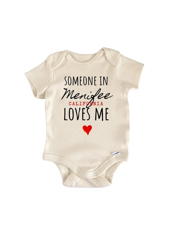 Menifee California Baby Gift Baby Bodysuit