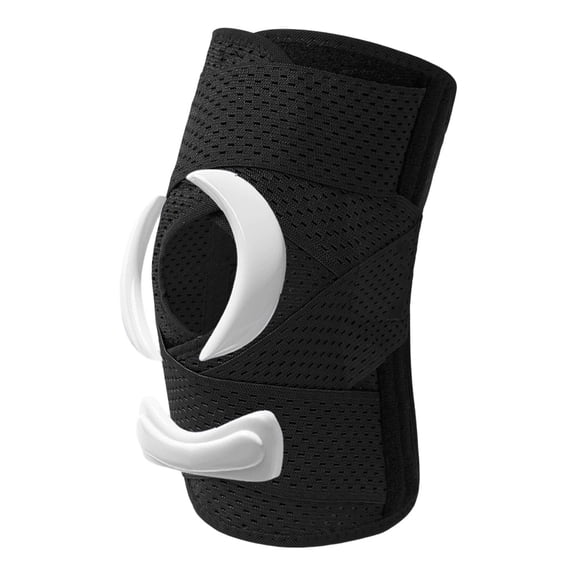 Meniscus Brace Knee Support for Pain Relief, Stabilization & Compression for Meniscus Tear, ACL, MCL, Arthritis, and Sports Recovery, Sports Protective Gear,Black-XXL