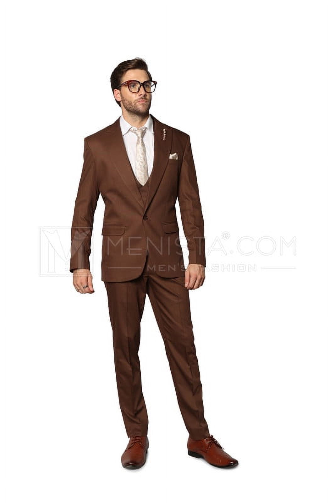 Menista Suit Classy Three Piece Mens Suit for Wedding, Engagement, Prom — free download