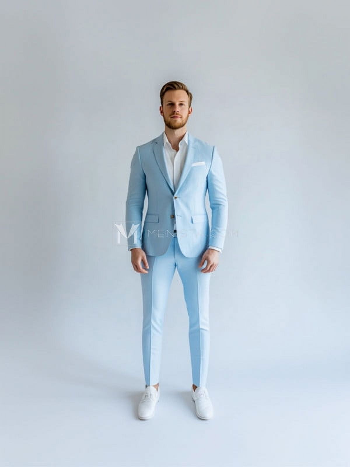 Menista Two Piece Mens Suit for Wedding, Engagement, Prom, Groom wear — free download