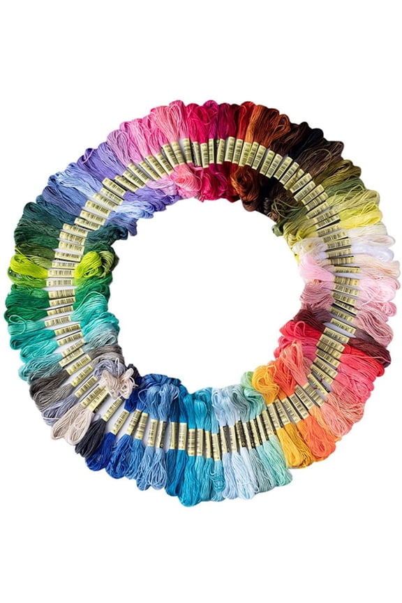 Rainbow Embroidery Floss 50 Skeins 8.75 Yards Each Cotton Craft Thread