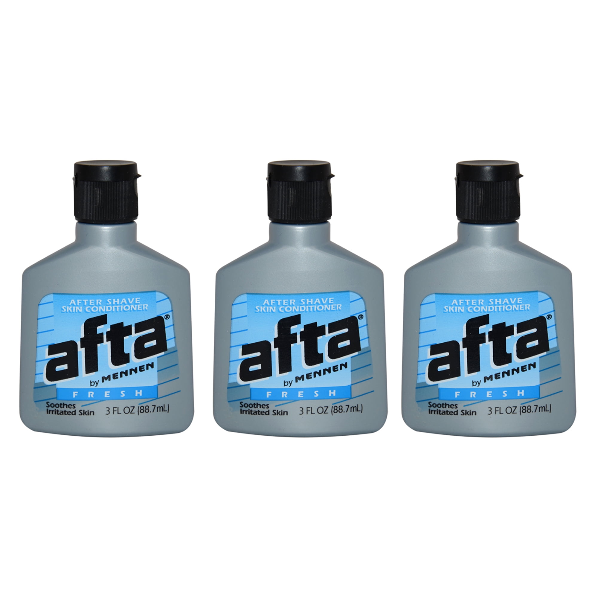 Mennen Afta After Shave Skin Conditioner Fresh Pack of 3, After Shave