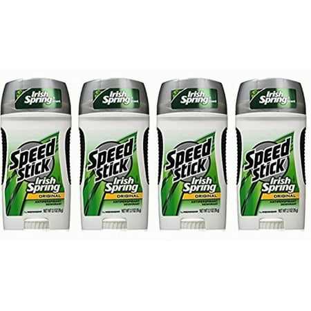 Mennen Speed Stick Deodorant Irish Spring Original, 2.7 Ounce (Pack of 4)