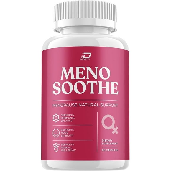 Meno Soothe Female Capsule - MenoSoothe Pills All Natural Menopause Support Pills for Hormonal Balance Review, 1 Pack, 60 Capsules