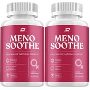 Meno Soothe Female Capsule - MenoSoothe Pills All Natural Menopause Support Pills for Hormonal Balance, 2 Pack, 120 Capsules