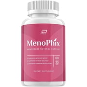 MenoPhix Menopause Natural Support Capsules - MenoPhix Supplement, MenoPhix Menopause, MenoPhix Supplements for Women Natural Support, MenoPhix Reviews 1 Pack - 60 Capsules