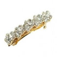 thumbnail image 1 of Menolana 2xCrystal Rhinestone Barrette Hair Clips Hairpin Accessory White 2 Pcs, 1 of 8
