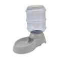 thumbnail image 1 of Menolana Automatic Pet Feeder 3.8L Large Capacity for Cats Rabbits Puppy Dog Cat Feeding Device Clear Container for Business Work Accs gray feeding food, 1 of 8