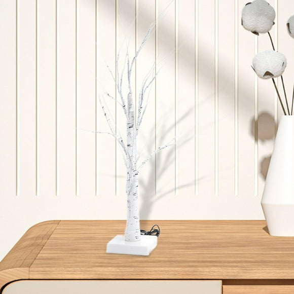 Menolana Birch Tree Lamp Fairy Light Spirit Tree Warm White Tree Light Artificial Tree with Lights for Bedroom Mantel