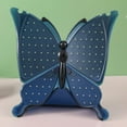 thumbnail image 1 of Menolana Butterfly Earring Holder Jewelry Organizer Ear Stud Holder, Stud Earrings Display Stand for Home, Store, Dresser, Anniversary blue, 1 of 8