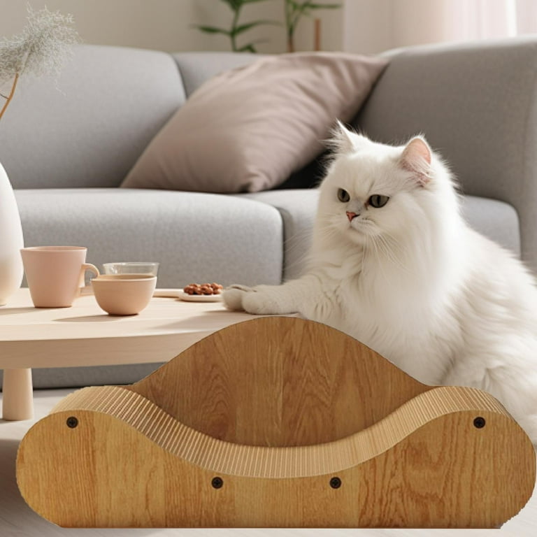 Couch cardboard cat scratcher online
