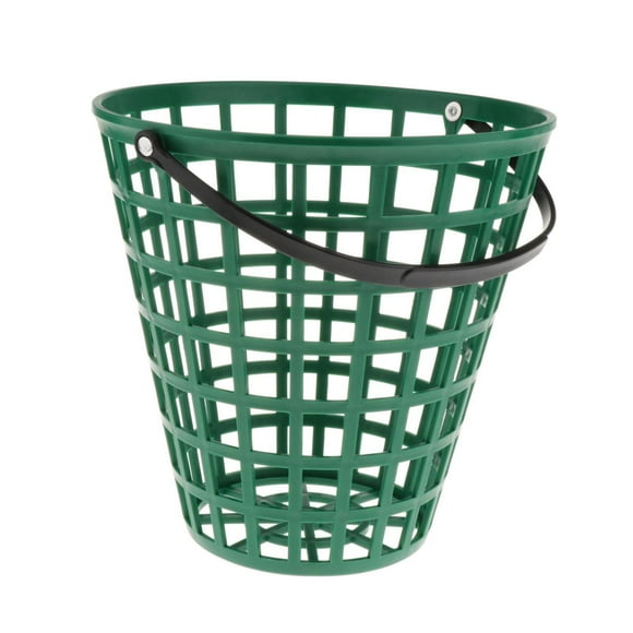 Menolana Golf Ball Basket With Handle Sturdy Lightweight Carrying Bucket Storage Holder Holds 100 Balls