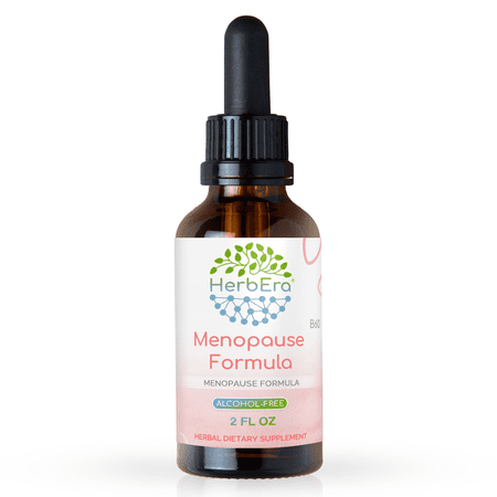 HerbEra Menopause Formula Extract, Dietary Supplement Herbal Formula, Made from Vitex Berry, Licorice Root, Motherwort, Dong Quai Root, Burdock Root, Black Cohosh Root 2 oz