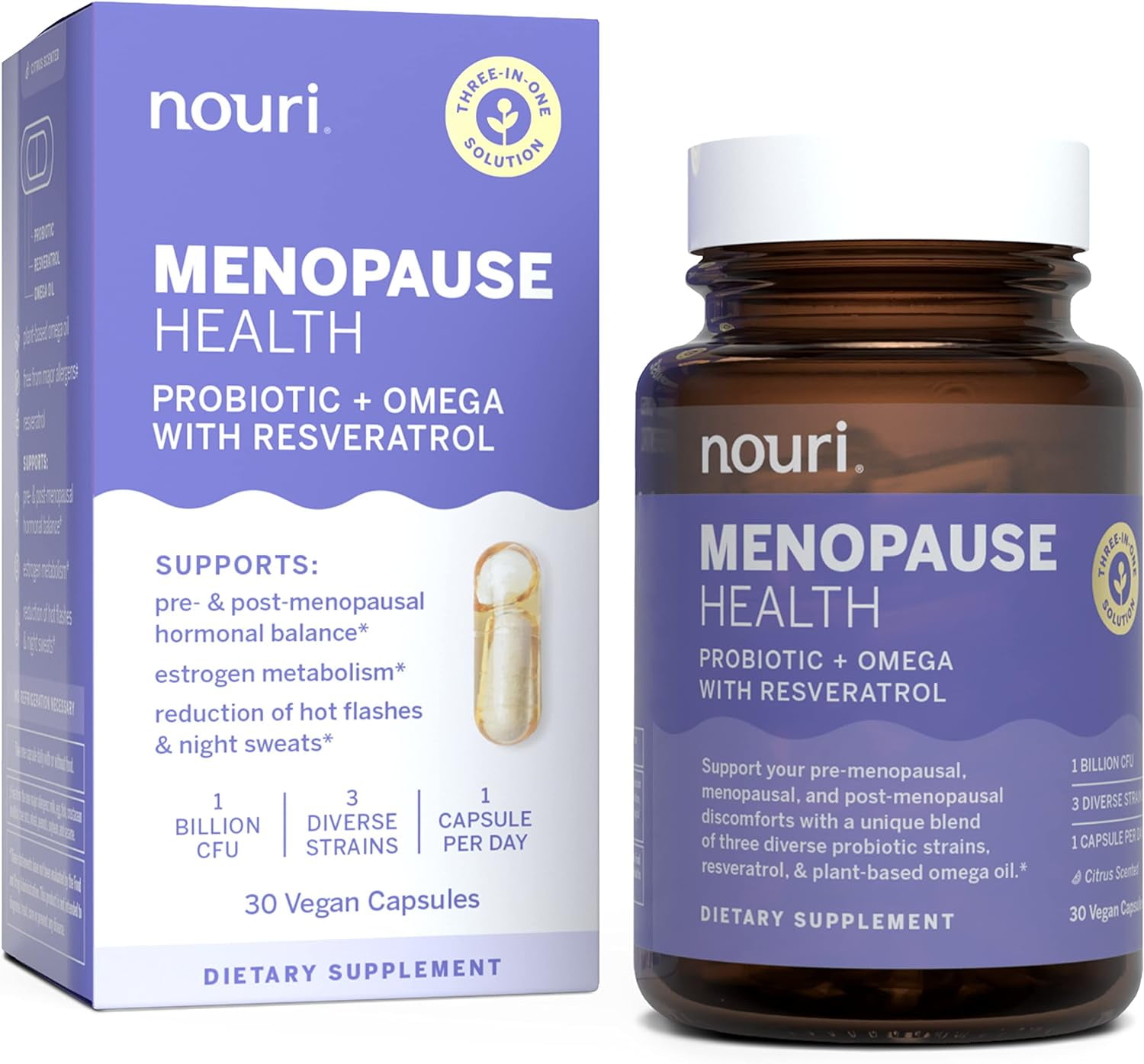 Menopause Health Probiotic, Menopause Relief for Women Resveratrol