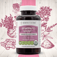 thumbnail image 1 of Secrets of the Tribe Menopause Secret Organic Capsules Dietary Supplement, Natural Herb Blend, Made from USDA Certified Organic Vitex, Black Cohosh, Dong Quai, Red Clover Herb, Maca 120 Count, 1 of 9