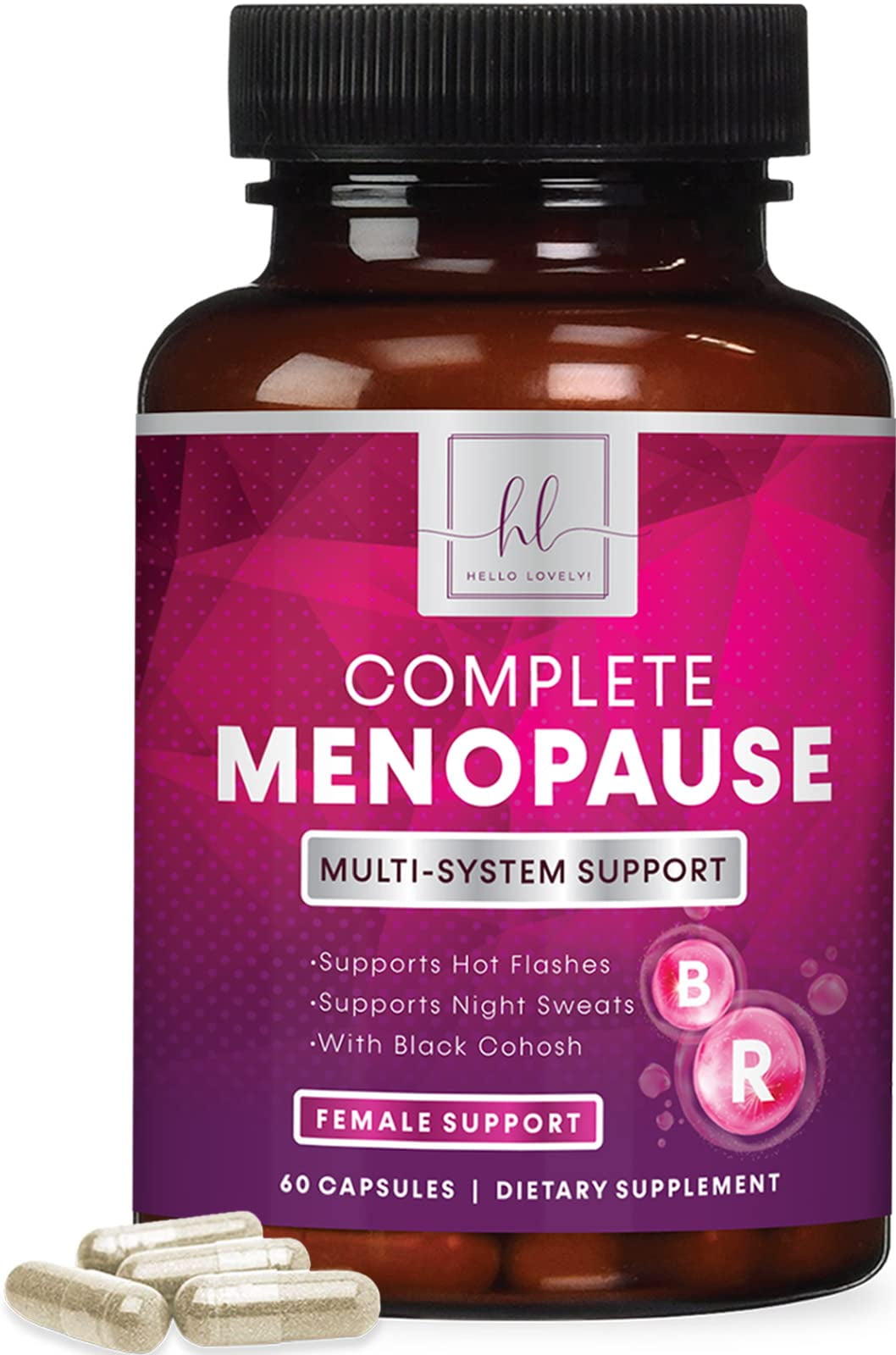 Menopause Supplements for Women, Complete Menopause Relief with Black