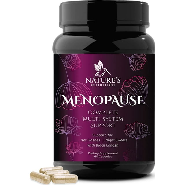 Menopause Supplements for Women Menopause Relief Vitamins with Black
