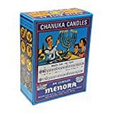 Menora Chanukah Candles 44 Candles (Pack Of 3)