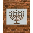 thumbnail image 1 of Menorah 9 Candles Stencil, 1 of 2
