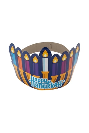 Menorah Crowns - 12 pieces