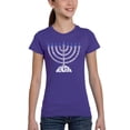 thumbnail image 1 of Menorah - Girl's Word Art T-Shirt, 1 of 2