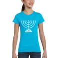 thumbnail image 1 of Menorah - Girl's Word Art T-Shirt, 1 of 2