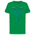 thumbnail image 1 of Menorah Hanukkah Candelabrum Tee Men's -Image by Shutterstock, 1 of 1